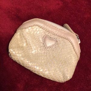 Brighton coin purse - cream w/heart